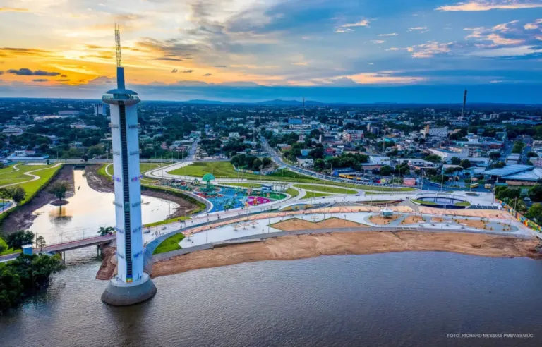 Até o dia 13 de setembro de 2024, foram registrados 26 mm de chuva em Boa Vista, o que corresponde a 26% da média histórica para o mês (Foto: Parque do Rio Branco por Richard Messias PMBV)