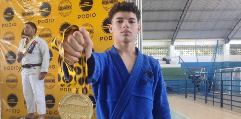  O atleta da The Champions BJJ será o único roraimense lutando por medalhas nos tatames asiáticos (Crédito: The Champions BJJ)