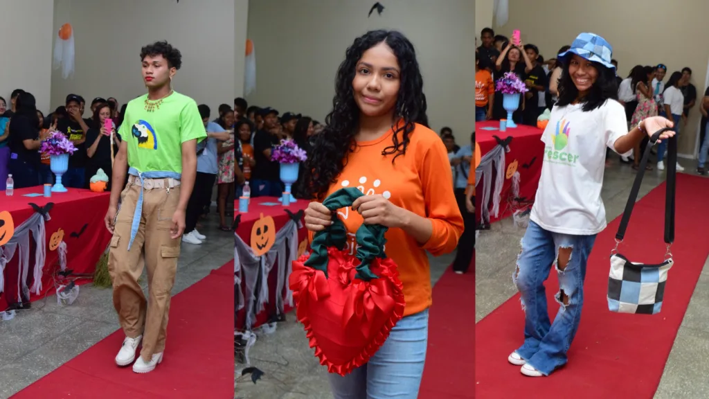 Desfile apresenta produções dos integrantes do Projeto Crescer (Foto: Nilzete Franco/Folha BV)