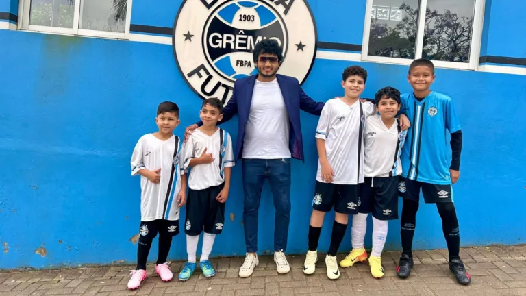 Cinco jogadores de Roraima participam de avaliação técnica nas categorias de base do Grêmio (Foto: Arquivo pessoal)