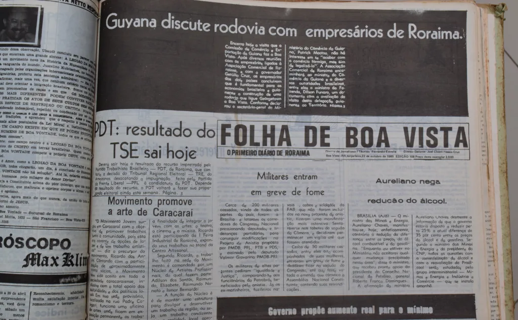 Edição de 22 de outubro de 1985 (Foto: Nilzete Franco/FolhaBV)