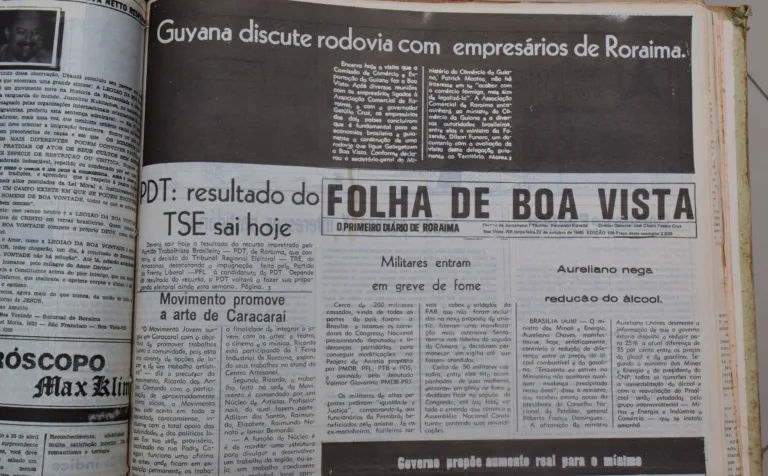 Edição de 22 de outubro de 1985 (Foto: Nilzete Franco/FolhaBV)