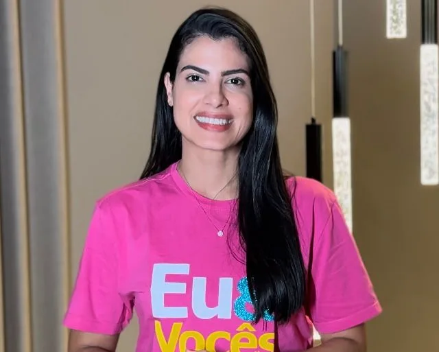 Catarina Guerra (União Brasil) em vídeo de agradecimento aos eleitores (Foto: Divulgação)