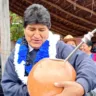 O ex-presidente boliviano Evo Morales na comunidade Canadillas, na cidade de Monteagudo (Foto: Arquivo pessoal)