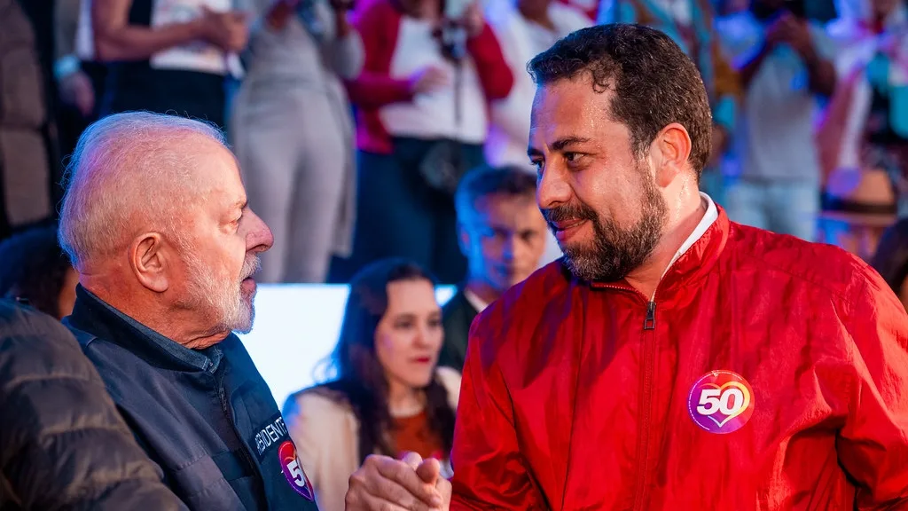 Lula e Boulos (Foto: Leandro Paiva)