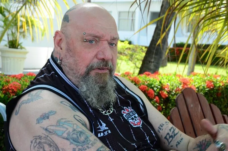 Paul Dianno esteve em Roraima em 2023 durante turne que passo por diversos lugares no país (Foto: Divulgação)