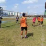 Jogadores fizeram a preparação e reconhecimento de campo para o jogo contra o Macapá