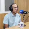 O prefeito reeleito Arthur Henrique durante o podcast Papo de Redação (Foto: Reprodução)