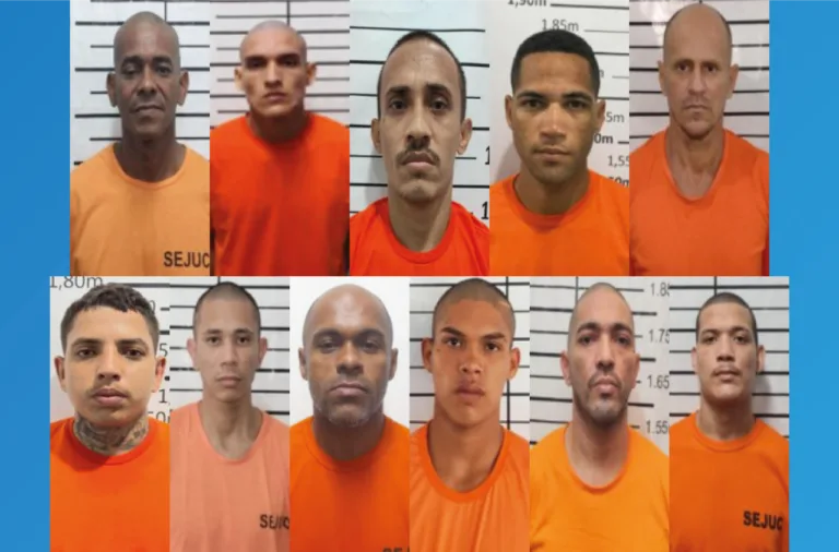 Foragidos da Cadeia Pública Masculina (Foto: Divulgação) 