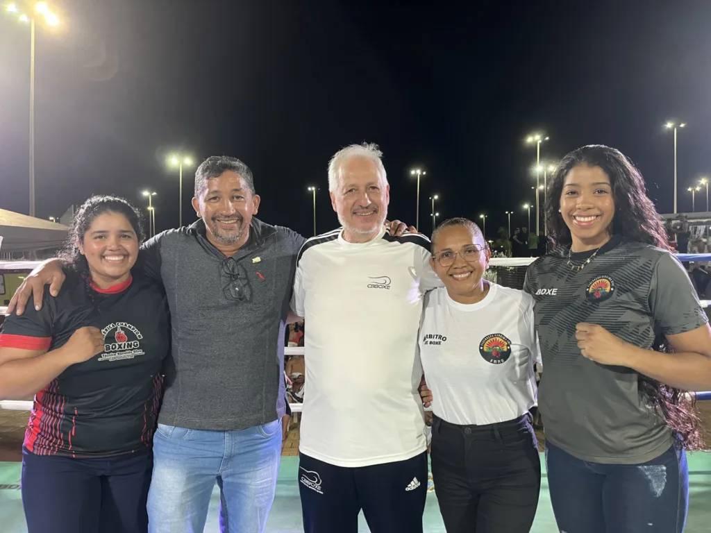 Presidente da Confederação Brasileira de Boxe, Marcos Brito, visita Roraima