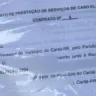 Contrato com cabo eleitoral em nome do candidato. (Foto: reprodução/PRF)