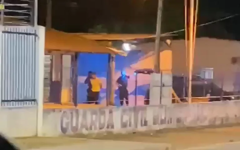 PF fez autuação em flagrante na sede da Guarda Civil Municipal de Mucajaí (Foto: Reprodução)