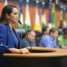 A deputada estadual Joilma Teodora em discurso na Assembleia Legislativa de Roraima (Foto: Jader Souza/SupCom ALE-RR)