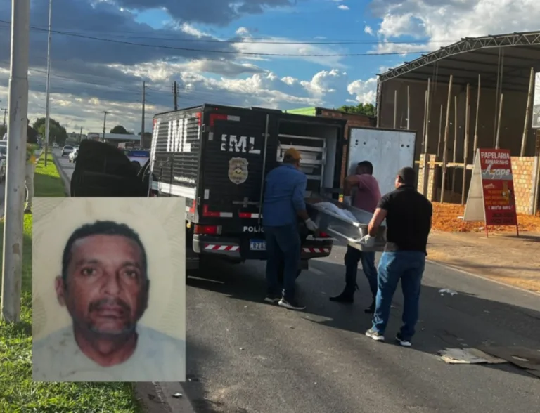 Momento em que o corpo é removido pelo rabecão (Foto: Marília Mesquita/FolhaBV) 