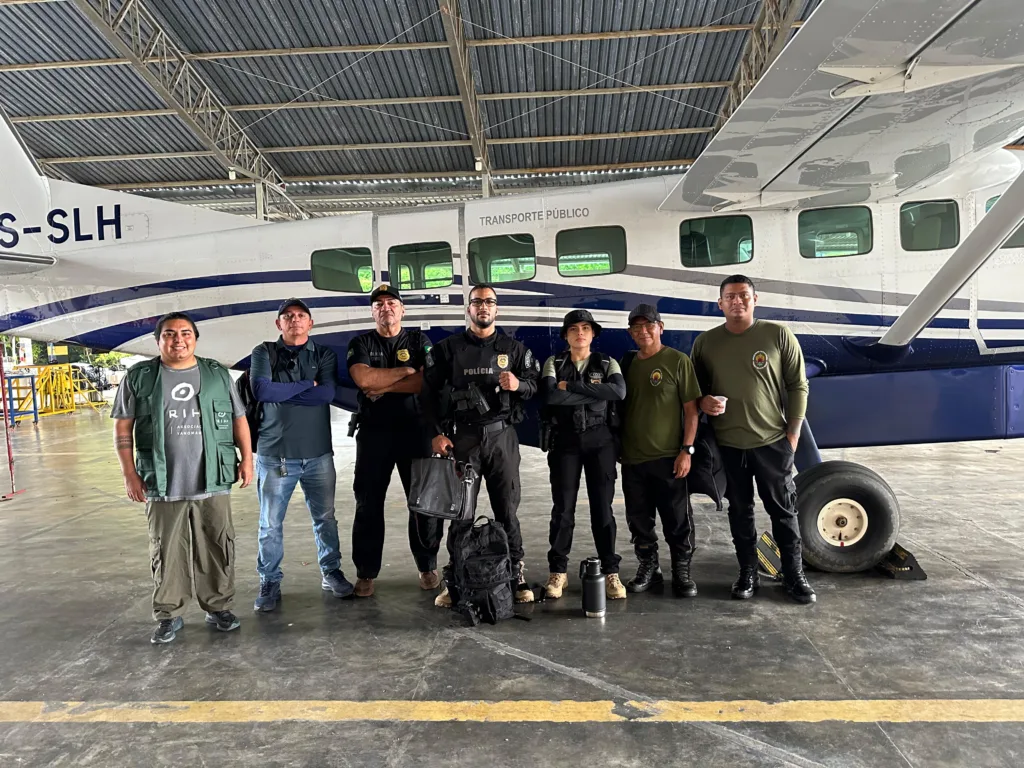 Equipe da Polícia Civil esteve na Comunidade onde o crime ocorreu (Foto: Ascom PCRR)