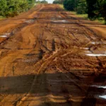 BR-401 que dá acesso a Normandia