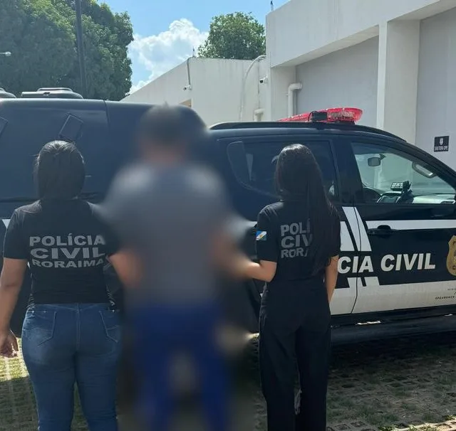 Homem foi detido por agressão contra ex-namorada (Foto: Ascom PCRR)