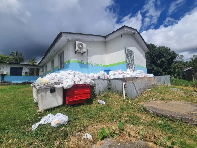 Área externa do Hospital Délio de Oliveira Tupinambá (Foto: arquivo pessoal)