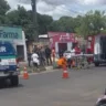 Acidente aconteceu na avenida dos Garimpeiros, no bairro Alvorada (Foto: Divulgação)