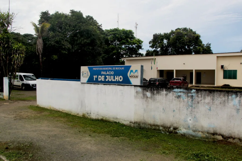 Palácio da Prefeitura de Mucajaí (Foto: Wenderson Cabral/FolhaBV)