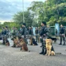 Policiais do Canil (Foto: Divulgação) 