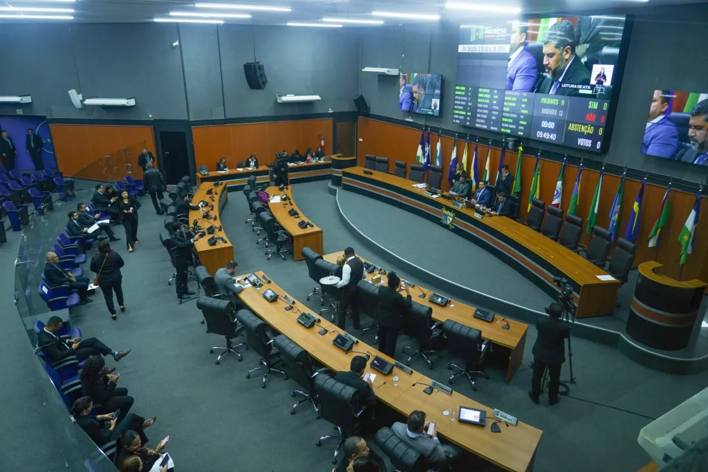 O plenário da Assembleia Legislativa de Roraima (Foto: Marley Lima/SupCom ALE-RR)