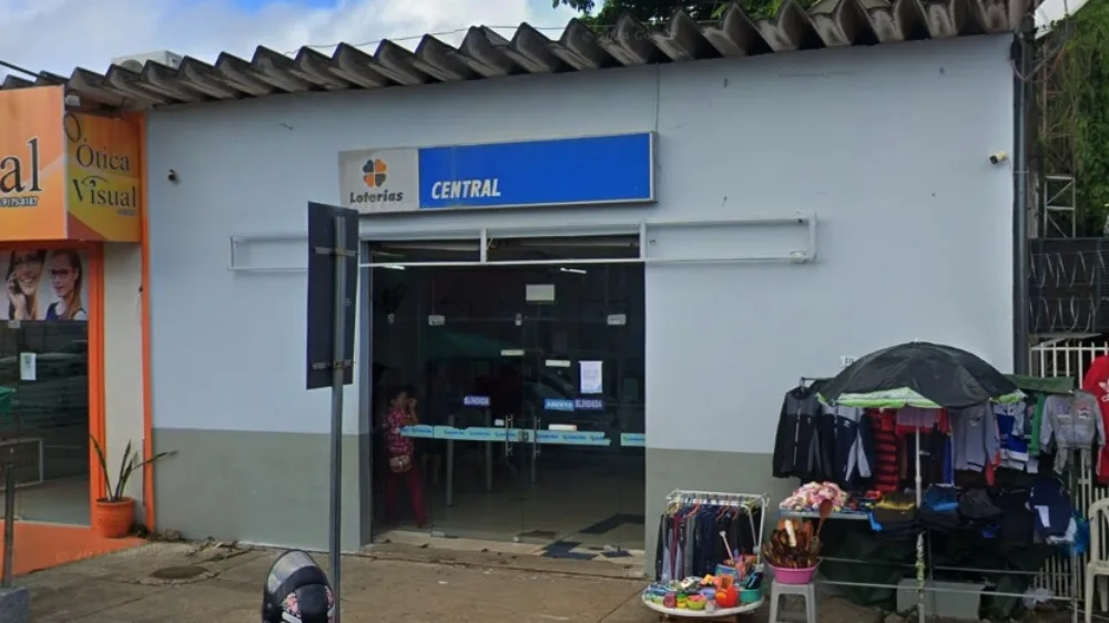 Loteria Central, no Centro de Boa Vista (Foto: Reprodução)