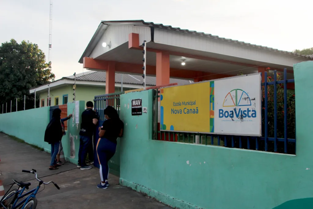 Escola Municipal Nova Canaã (Foto: Wenderson Cabral/FolhaBV) 