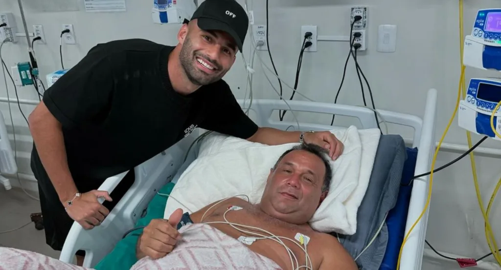 Pai de Thiago Maia sofre AVC e jogador vem a RR para acompanhar recuperação