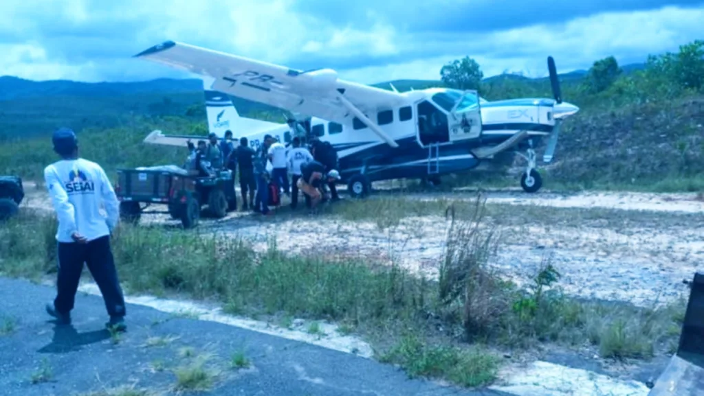 Aeronave pertence à empresa Voare Táxi Aéreo (Foto: Divulgação)