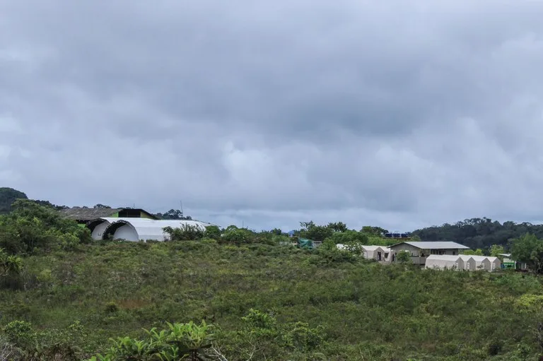 Unidade de saúde no Surucuru (Foto: Funai)