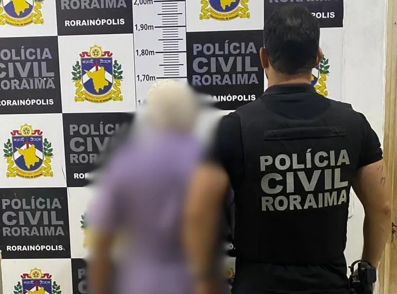 Mandado de prisão preventiva foi cumprido na segunda-feira, 11 (Foto: Ascom PCRR)