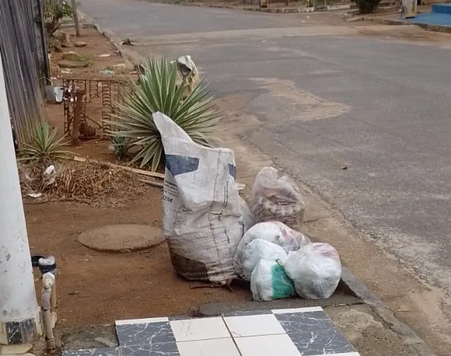 Segundo as informações, há semanas, a coleta foi interrompida em várias ruas. (Foto: arquivo pessoal)