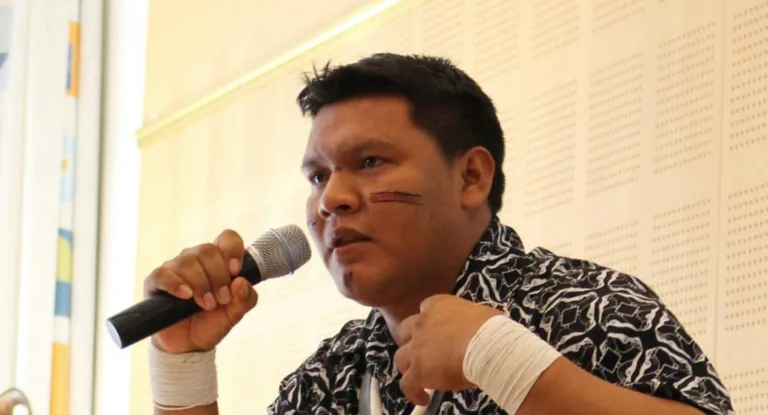 Maurício Ye’kwana foi diretor da Hutukara Associação Yanomami de 2019 até 2024 e assessor na Sesai entre 2015 e 2017. (Foto: reprodução)