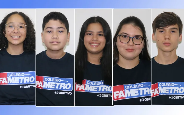 Estudantes realizaram as Olimpíadas com o apoio da escola e da família (Foto: Reprodução)