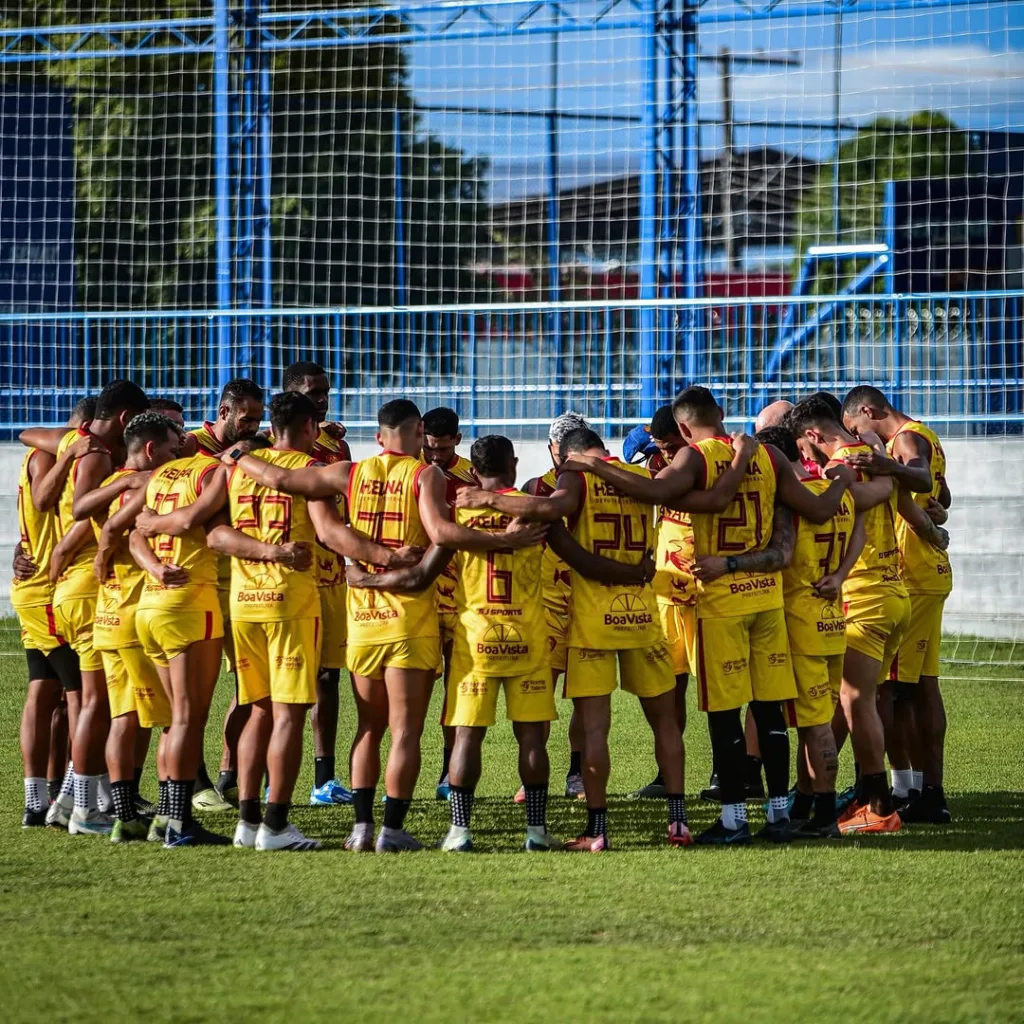 Grêmio Atlético Sampaio é o atual campeão roraimense e tem temporada cheia por vir. Crédito: Luan Trivela/Sampaio