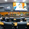 O plenário da Assembleia Legislativa de Roraima durante sessão extraordinária desta quinta-feira (Foto: Nonato Sousa/SupCom ALE-RR))