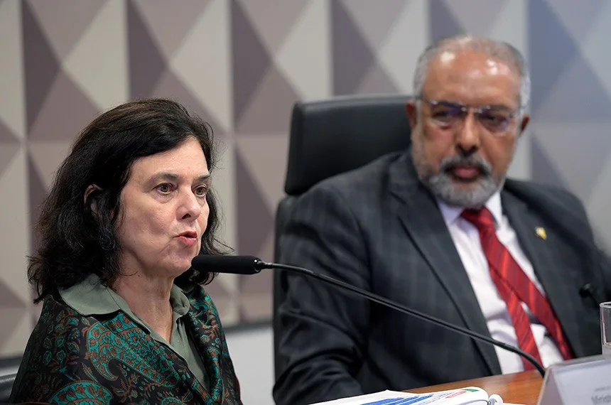 Ministra da Saúde, Nísia Trindade — Foto: Agência Senado