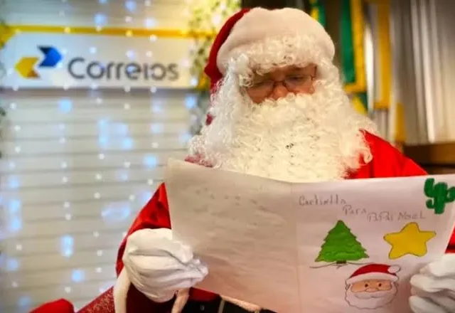 Percurso contará com participação do Papai Noel dos Correios — Foto: Divulgação