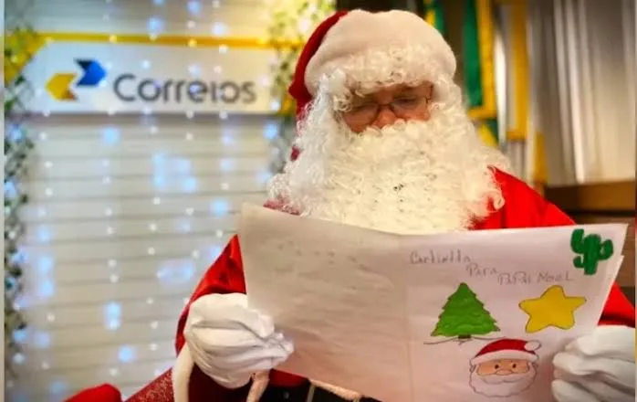 Percurso contará com participação do Papai Noel dos Correios — Foto: Divulgação