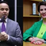 O deputado Gabriel Mota e a delegada da Polícia Civil de Roraima, Giuliana Castro, estarão no Agenda da Semana (Fotos: Câmara dos Deputados e FolhaBV)