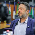 O prefeito de Pacaraima, Waldery D'avila em entrevista