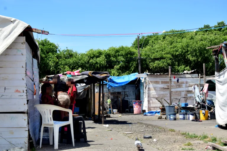 Na ocupação funcionava um abrigo exclusivo para migrantes indígenas, mas foi desativado (Foto: Nilzete Franco/FolhaBV)