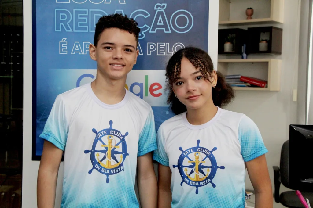 Danna e Simon Bolivar se destacam em corridas e sonham com o futuro no esporte - Foto: Wenderson Cabral/FolhaBV