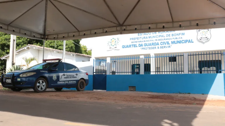 Sede da GCM em Bonfim (Foto: Nilzete Franco/FolhaBV)