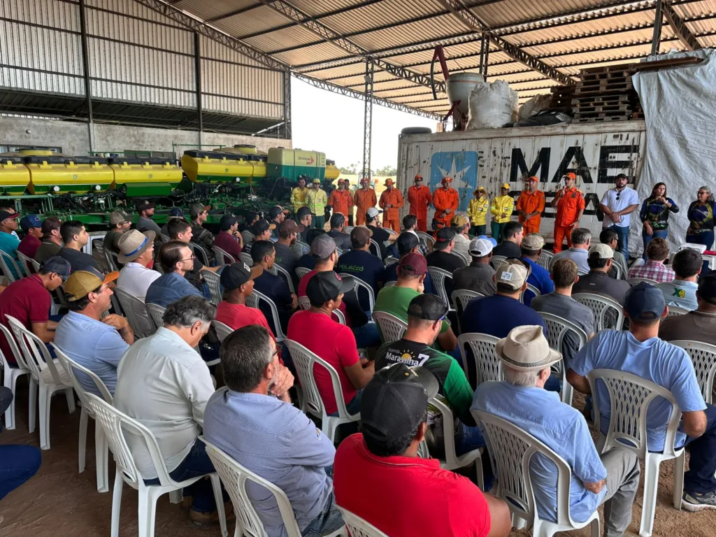 A formação foi conduzida por especialistas do Corpo de Bombeiros, Defesa Civil Estadual e brigadistas. Foto: Aprosoja-RR