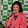 A ministra da Saúde, Nísia Trindade, durante reunião na Casa de Governo, em Boa Vista - 13.01.2025 (Foto: Nilzete Franco/FolhaBV)