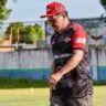 Técnico barelista Walter Lima em seu primeiro desafio no futebol macuxi. Crédito: Benisson Santana
