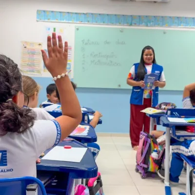 Alunos na escola SESI durante aula. (Foto: Divulgação/SESI)