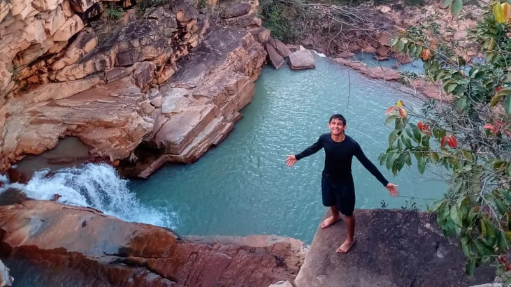 Cachoeira Sete Quedas, na comunidade indígena Urucá, em Uiramutã (Foto: Divulgação)